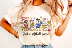 Softball Goose Funny PNG, Game Day PNG, Softball Mama PNG Product Image 3