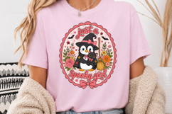 Just A Spooky Girl PNG, Retro Halloween Sublimation Product Image 3