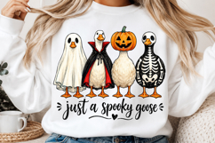 Just a Spooky Goose PNG, Funny Halloween Goose Png Product Image 2