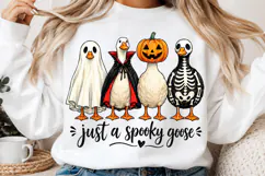 Just a Spooky Goose PNG, Funny Halloween Goose Png Product Image 2
