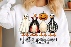 Just a Spooky Goose PNG, Funny Halloween Goose Png Product Image 3