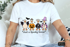Just a Spooky Goose Halloween PNG Product Image 3