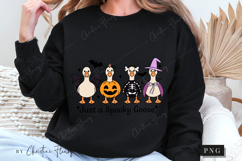 Just a Spooky Goose Halloween PNG Product Image 6