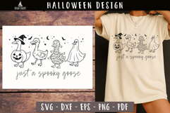 Just a Spooky Goose SVG Funny Halloween