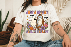 Just a Spooky Soul in Therapy Png,Halloween Ghost Design Product Image 4