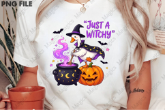 Just a Witchy Goose Halloween PNG Product Image 2