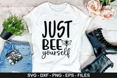 Just bee yourself SVG - Bee SVG Design Product Image 1
