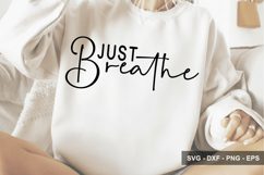 Just Breathe - Boho Inspirational Design Product Image 1