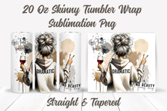 Motivational Quotes Tumbler, Inspirational Tumbler Wrap PNG Product Image 2