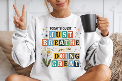Just Breathe You Are Doing Great PNG Product Image 3