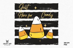 Halloween Candy Stripes PNG | Halloween Sublimation Design Product Image 1