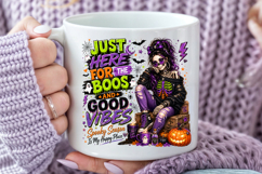 Just Here For The Boos &amp; Good Vibes Design PNG Product Image 4