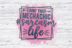 Just Living That #sarcasm Life Sublimation PNG Product Image 2
