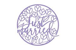 Just Married SVG Cut File Product Image 1