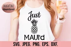 Just Mauid SVG - Just Married Honeymoon Vacation Wedding Product Image 1