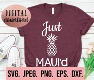 Just Mauid SVG - Just Married Honeymoon Vacation Wedding Product Image 2