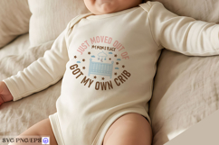 Baby &amp; Kids Crib Funny SVG PNG Shirt Design Product Image 2