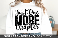 Just One More Chapter - Reading SVG Design Product Image 1
