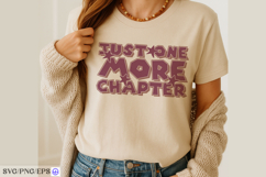 Just One More Chapter Baseball SVG PNG Design Product Image 4