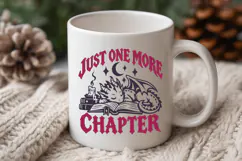 Just One More Chapter Dragon SVG | Gothic Fantasy Reading Product Image 3