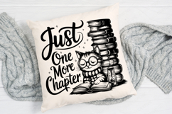 Just One More Chapter SVG Design Product Image 4