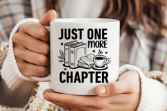 Just One More Chapter SVG, Book Lover SVG, Reading SVG Product Image 3