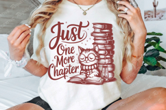 Just One More Chapter SVG Design Product Image 3