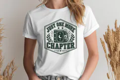 Just One More Chapter SVG PNG | Vintage Reading Club Badge Product Image 3