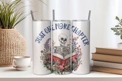 Just One More Chapter 20oz Tumbler Sublimation PNG Product Image 1