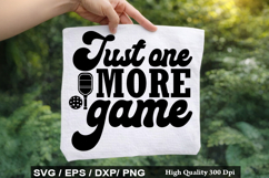 Just one more game - Pickleball SVG Design Product Image 1