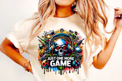 Just One More Game, Game Controller PNG, Gamer PNG, Gaming Product Image 2