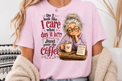 Just Pour The Coffee Sublimation PNG Product Image 3