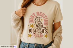 Funny Cat Hand-Drawn SVG PNG Sublimation Design Product Image 3