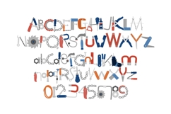 Just Toolin' Around Muted Color Font Product Image 3