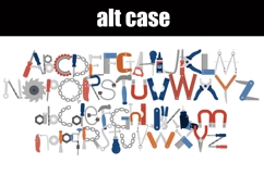 Just Toolin' Around Muted Color Font Product Image 2