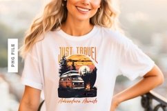 Just Travel T shirt Design
