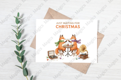 Just Waiting for Christmas,Fox Christmas PNG Product Image 3