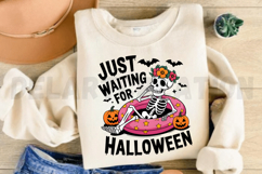 Just Waiting for Halloween Sublimation PNG Product Image 2