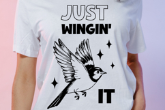 Just winging It Funny Bird Quote Product Image 2