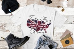 Just A Brit Living In America Sublimation Design Product Image 2