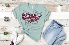 Just A Brit Living In America Sublimation Design Product Image 3