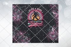 Just A Girl Who Loves Bigfoot Tumbler Design Product Image 2