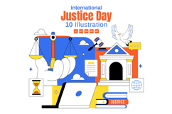 10 International Justice Day Illustration Product Image 1