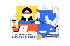 10 International Justice Day Illustration Product Image 4