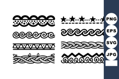 Decorative ornamental borders and dividers vector collection Product Image 1