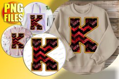 K Doodle Letter Style Design Joyful Holiday Theme! Product Image 1