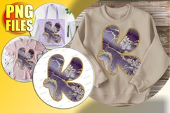 K Doodle Letter Style PNG Cheerful Winter Spirit! Product Image 1