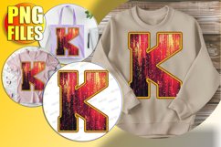 K Doodle Letter Festive Valentine Whimsical Heart! Product Image 1