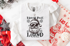North Pole Legend Santa Christmas T-Shirt Design SVG Product Image 3