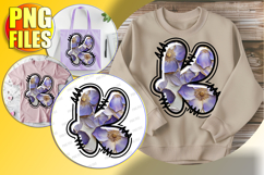 K Doodle Letter Valentine Loving Romantic Icon! Product Image 1